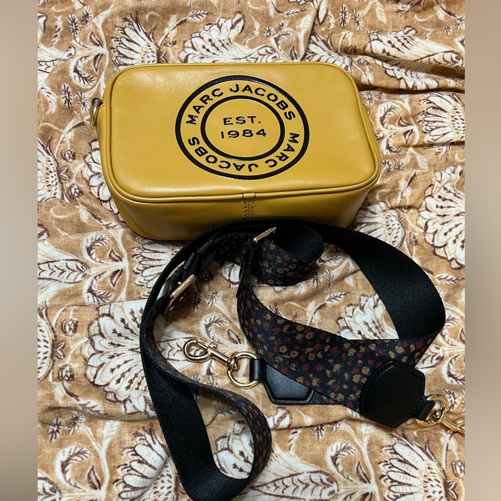 Marc Jacobs Mustard Crossbody Camera Bag